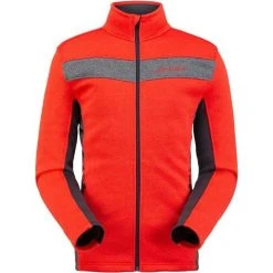 Spyder Men's Encore Full Zip Fleece Jacket -Burton shop 191250620 encore fz flc volc
