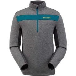 Spyder Men's Encore Half Zip Fleece Jacket -Burton shop 191252029 encore halfz flc ebny