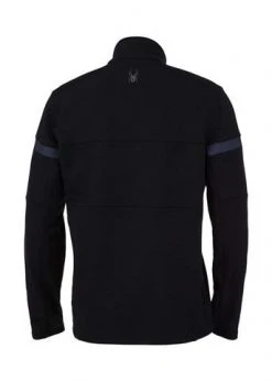 Spyder Men's Speed Half Zip Fleece Jacket -Burton shop 2122 spyder mensspeedhalfzipfleecejacket black