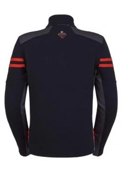 Spyder Men's Wengen Half Zip Fleece Jacket -Burton shop 2122 spyder menswengenhalfzipfleecejacket black