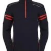 Spyder Men's Wengen Half Zip Fleece Jacket -Burton shop 2122 spyder menswengenhalfzipfleecejacket black2