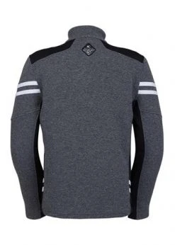 Spyder Men's Wengen Half Zip Fleece Jacket -Burton shop 2122 spyder menswengenhalfzipfleecejacket ebony