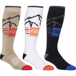686 Men's Mountain Scape Sock 3 Pack