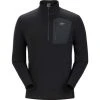 Arc'teryx Men's Rho Heavyweight Zip Neck -Burton shop arc hwzip blk 2223fw