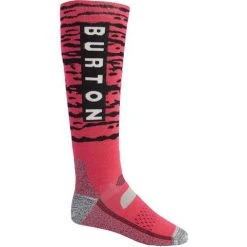 Burton Men's Performance Midweight Sock -Burton shop fw21 m prfrmnc mw sk pnchy pnk