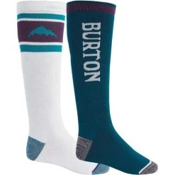 Burton Men's Weekend Midweight Sock 2-Pack -Burton shop fw21 m wknd mdwt two pk stowht dynsty