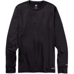 Burton Men's Midweight Base Layer Crew -Burton shop fw21 mb mdwt crw trublk