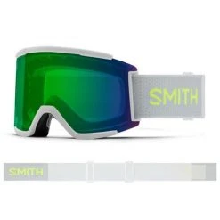 Smith Squad XL Goggle -Burton shop fw21 smith squadxl sportwhite cpgreen goggle
