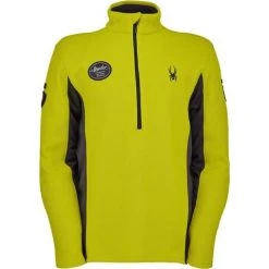 Spyder Men's Bandit Wengen Half Zip Fleece Jacket