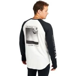 Burton Men's Roadie Base Layer Tech T-Shirt - 2023 Model -Burton shop fw22 roadie tech tshirt stowewhiteblack back