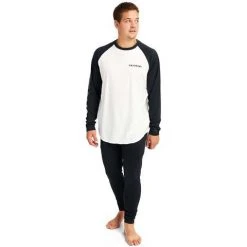 Burton Men's Roadie Base Layer Tech T-Shirt - 2023 Model -Burton shop fw22 roadie tech tshirt stowewhiteblack full