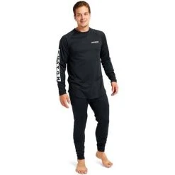 Burton Men's Roadie Base Layer Tech T-Shirt - 2023 Model -Burton shop fw22 roadie tech tshirt trueblack full