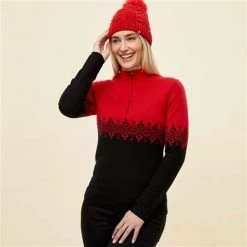 Krimson Klover Women's Verglas 1/4 Zip Base Layer Top Sweater