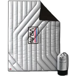 686 Waterproof Hooded Puffer Blanket -Burton shop fw23 686 waterproofhoodedpufferblanket nasasilver