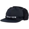 Burton Lunchlap Earflap Hat -Burton shop fw23 burton menslunchlapearflaphat trueblack