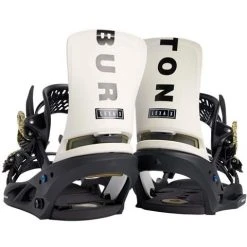 Burton Women's Lexa X EST Snowboard Bindings -Burton shop fw23 burton womenslexaxestsnowboardbindings blackstoutwhitelogo 2