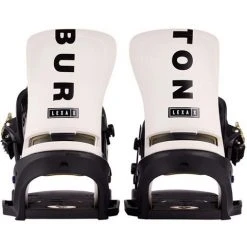 Burton Women's Lexa X EST Snowboard Bindings -Burton shop fw23 burton womenslexaxestsnowboardbindings blackstoutwhitelogo 3