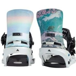 Burton Women's Lexa X EST Snowboard Bindings -Burton shop fw23 burton womenslexaxestsnowboardbindings lightbluecollage 2