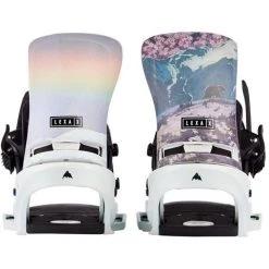 Burton Women's Lexa X EST Snowboard Bindings -Burton shop fw23 burton womenslexaxestsnowboardbindings lightbluecollage 3