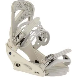 Burton Women's Scribe Re:Flex Snowboard Bindings -Burton shop fw23 burton womensscribereflexsnowboardbindings stoutwhite 1