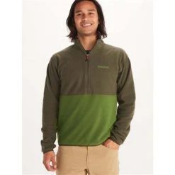 Marmot Men's Rocklin 1/2 Zip -Burton shop fw23 marmot mensrocklinhalfzip norifoliage 1