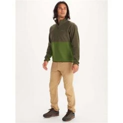 Marmot Men's Rocklin 1/2 Zip -Burton shop fw23 marmot mensrocklinhalfzip norifoliage 3