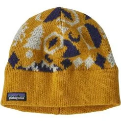 Patagonia Fun Hog Beanie -Burton shop fw23 patagonia funhogbeanie spiritedseasonsknitcabingold