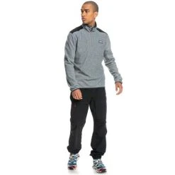 Quiksilver Men's Aker HZ Fleece 16 Quiksilver Men's Aker HZ Fleece -Burton shop fw23 quiksilver mensakerhzfleece heathergrey 3