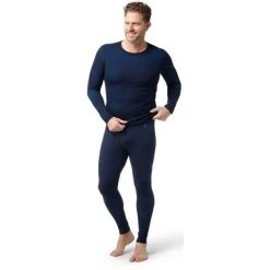 Smartwool Men's Intraknit Thermal Merino Base Layer Bottom -Burton shop fw23 smartwool mensintraknitthermalmerinobaselayerbottom deepnavylagunablue 2