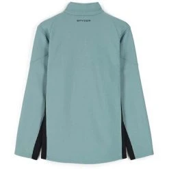 Spyder Men's Bandit Half Zip Fleece Jacket -Burton shop fw23 spyder mensbandithalfzipfleecejacket tundra 2