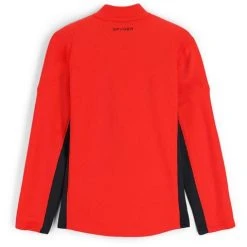 Spyder Men's Bandit Half Zip Fleece Jacket -Burton shop fw23 spyder mensbandithalfzipfleecejacket volcano 2