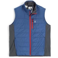 Spyder Men's Glissade Hybrid Insulator Vest -Burton shop fw23 spyder mensglissadehybridinsulatorvest abyssvolcano 3