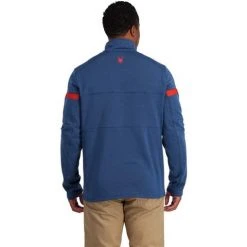 Spyder Men's Speed Half Zip Fleece Jacket -Burton shop fw23 spyder mensspeedhalfzipfleecejacket abyssvolcano 2