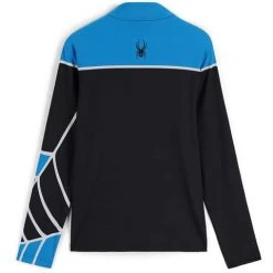 Spyder Men's Spirit Of '78 Zip T-Neck -Burton shop fw23 spyder mensspiritof78ziptneck collegiateblack 2