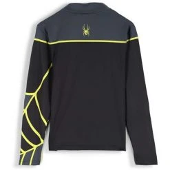 Spyder Men's Spirit Of '78 Zip T-Neck -Burton shop fw23 spyder mensspiritof78ziptneck ebonycitron 2