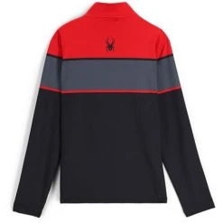 Spyder Men's Spirit Of '78 Zip T-Neck -Burton shop fw23 spyder mensspiritof78ziptneck volcanoblack 2