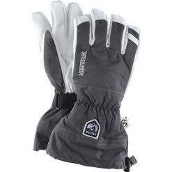 Hestra Army Leather Heli Ski Glove -Burton shop grey hestra army leather heli gloves men s 45093