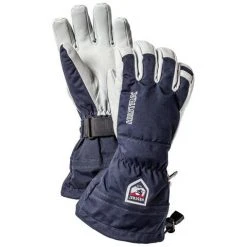 Hestra Army Leather Heli Ski Glove -Burton shop navy hestra army leather heli gloves men s 54282