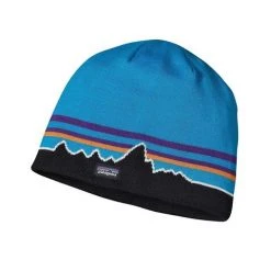 Patagonia Beanie Hat -Burton shop patagonia beanie hat fitz roy line andes blue